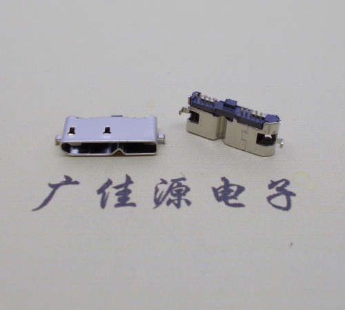 广东micro usb 3.0接口10p沉板母座