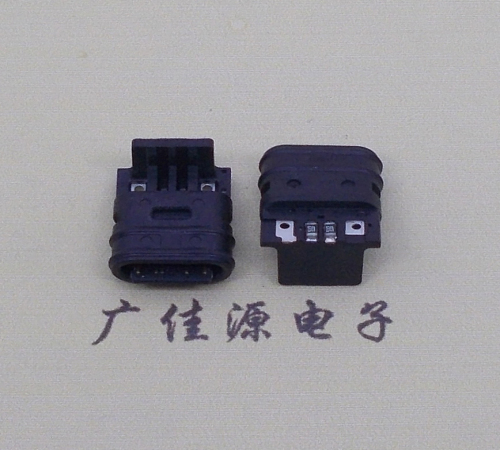 江苏简易type-c2p防水IPX7母头电动牙刷用接口连接器
