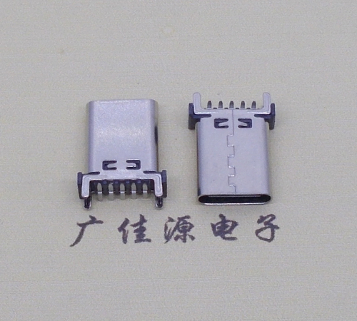 四川USB 3.1TYPE-C10p立贴母座H=13.7mm四脚直插