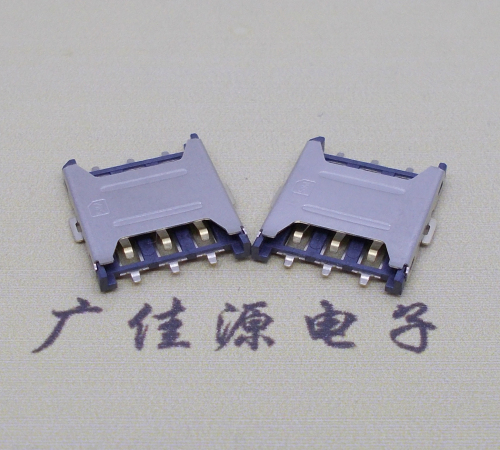 江苏NANO SIM卡座 1.35H 6P微卡 插拔手机卡槽